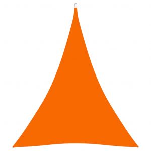 VidaXL Voile de parasol Tissu Oxford triangulaire 5x6x6 m Orange
