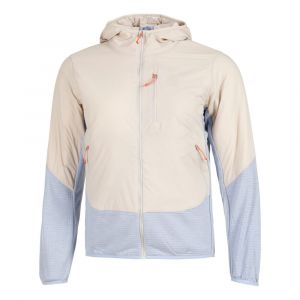 Odlo Ascent Hybrid Insulated Veste Running Femmes - Beige, Bleu Clair