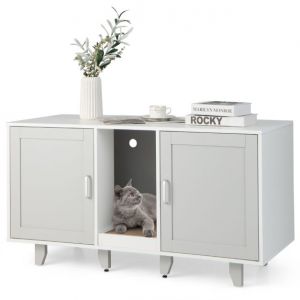 Bruin Coast cat box - toilettes cachées pour chat - 120 x 52 x 65 cm - gris