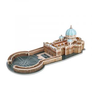 Dam Puzzle 3d de la basilique saint-pierre au vatican. Comprend 44 pi&egrave;ces.
