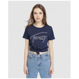 Tommy Jeans T-shirt dw0dw06230 bleu - Taille EU S,EU M,EU L,EU XL,EU XS