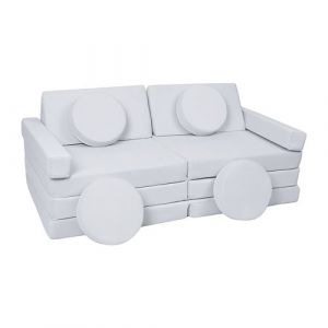 Canapé modulable enfants gris