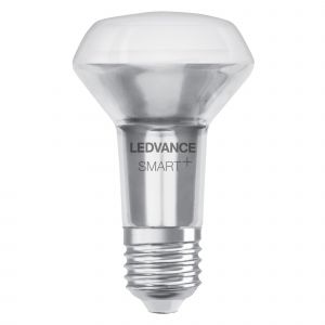 Ledvance Smart Led R63 Spot Lamp Avec Wifi, Culot E27, Couleurs Rgb & Couleur De La Lumière Modifiable, Lampe Réflecteur En Remplacement Des Ampoules De 60w, Contrôlable Avec Alexa, Google & App