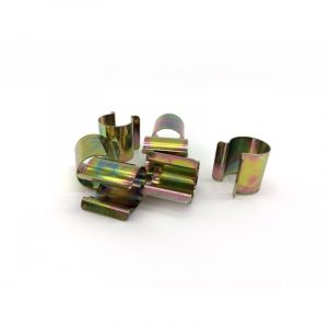Atout Loisir Clips de fixation acier nickelé ou acier bichromaté, Diamètre 20 mm, Lot de 25