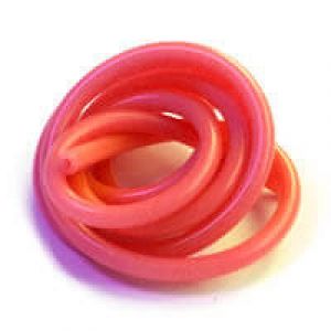 Fastrax Superflex Silicone Tubing Flou Rouge 1Metre