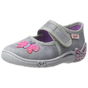 Superfit Belinda Chaussons Bas Fille, ((Stone Kombi) 25 EU