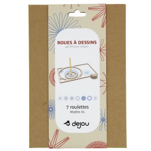 Roues à dessin à monter en bois A5