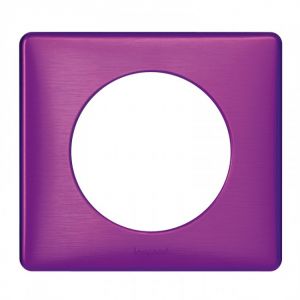Image de Legrand Céliane plaque métal 1 poste Violet Irisé 068711