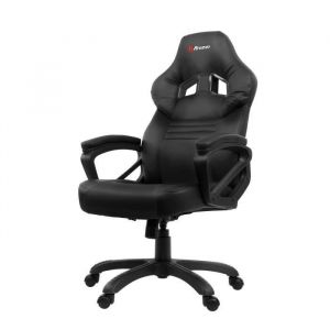 Arozzi Monza Fauteuil Gamer, Faux Cuir, Noir, 50 x 55 x 130 cm