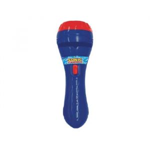 Lexibook Sega Sonic The Hedgehog, Projecteur d'histoires et Lampe Torche, Projette 24 Images de l'univers 3 disques, LTC050SN, Rouge/Bleu