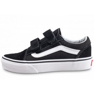 Vans Baskets basses Old Skool Velcro Youth Noir