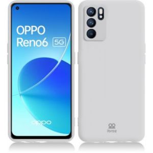 Image de Ibroz Coque Oppo Reno 6 Silicone blanc