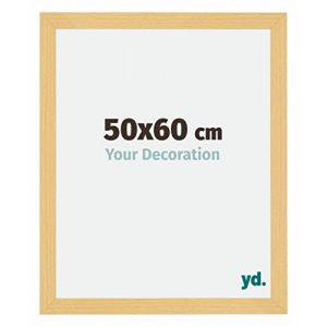 Your Decoration - 50x60 cm - Cadres Photo en mdf Avec Verre acrylique - Anti-Reflet - Excellente Qualité - Hêtre Décor - Cadre Decoration Murale