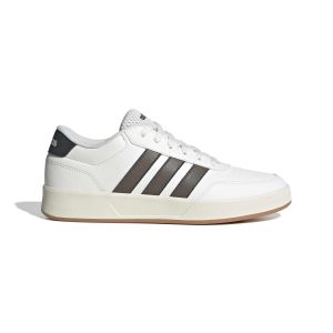 Adidas Homme BREAKNET 3.0 Shoes Chaussures, Core White/Earth strata/Grey Six, 46 2/3 EU