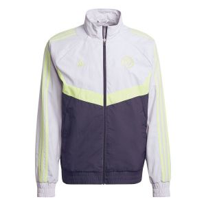 Adidas Veste de survêtement toile FC Bayern - Silver Dawn, Silver Dawn - Taille L