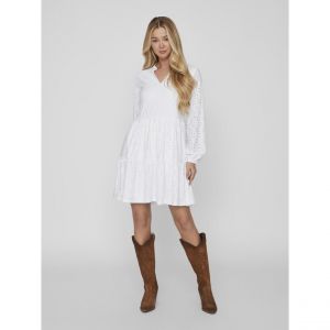 Robe Blanche Femme Vila Vikawa