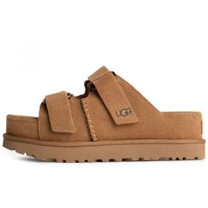 Mule UGG Goldenstar Hi pour femme | UGG UE in Brown, Taille 38, Daim