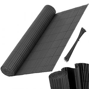 Kesser - Natte pare-vue pvc Clôture pare-vue Habillage de balcon Coupe-vent Lamelles renforcées résistantes aux intempéries pour jardin balcon