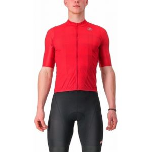 Castelli Maillot manches courtes livelli rouge