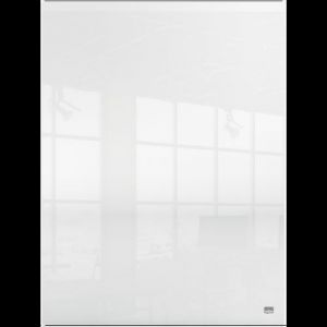 Nobo Mini Tableau Transparent Effaçable en Acrylique pour Bureau, Facile à Effacer, 600 x 450 mm, Feutre Marqueur et Fixations Murales Inclus, 1915618