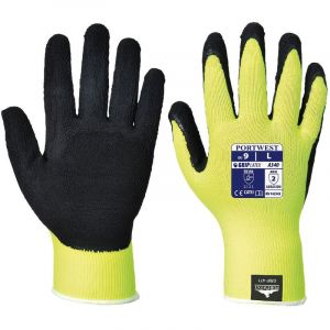 Portwest Gant Grip Haute visibilité Mousse de Latex Jaune 10