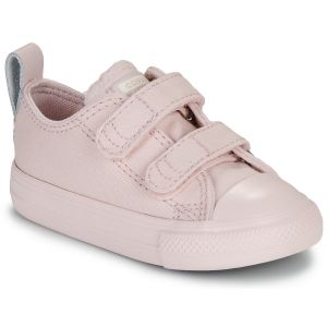 Converse Baskets basses enfant CHUCK TAYLOR ALL STAR MONOCHROME EASY ON Rose - Taille 19,20,21,22,23,24,25,26