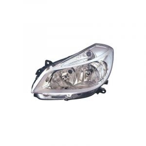 Renault Phare avant gauche fond chromé Clio 3 phase 1 2005-2009