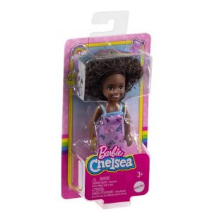 Mattel Chelsea Club - HGT03 - Poupée 15cm articulée - Fille avec Robe Rose imprimé de Papillons