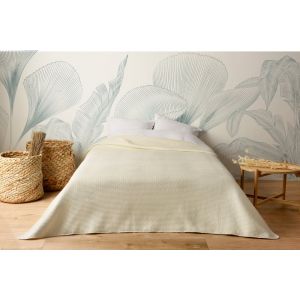 LINDER Jeté de lit uni 100% polyester "Hawai"