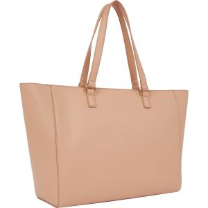 Image de Tommy Hilfiger Grand sac tote en polyester recyclé avec accessoire extérieur amovible Naturel