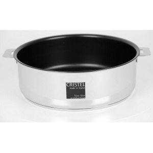 Cristel S24QMPE - Sauteuse inox anti-adh&eacute;rent Excalibur Casteline Amovible 24 cm
