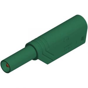 SKS Hirschmann Fiche banane mâle de sécurité Ø 4 mm LAS S G 934099104 vert 1 pc(s)