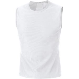 Gore Wear M Base Layer - Sous-v&ecirc;tement Homme - blanc S D&eacute;bardeurs