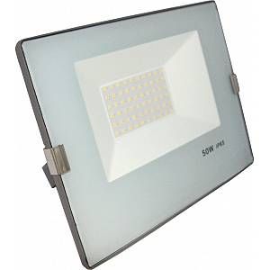 Image de Silamp Projecteur LED Extérieur 50W IP65 - BLEU GRIS - couleur eclairage : Blanc Neutre 4000K - 5500K