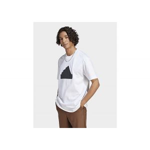 Adidas T-shirt bomber Future Icons Badge of Sport - White / Black, White / Black - Taille L