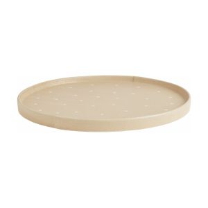 Oyoy living Plateau en grès beige 36,5 cm Aki - OYOY