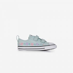 Converse Chuck Taylor All Star Ox Cf Floral Bleu - Bébé -