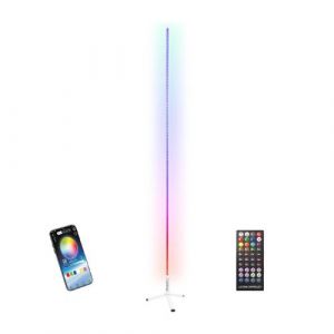 Jeu de lumière Tube lumineux RGB sur Pied 1m IBIZA LIGHT MAGIC-COLOR-STICK-1.0BK 7 couleurs finition Noir