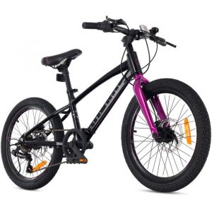 Sun Baby V&eacute;lo Enfant - Tatra Bikes - Roues 20 - 5 &agrave; 8 ans - 6 d&eacute;railleurs - freins &agrave; V - amortisseur - Violet Noir
