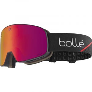 Image de Bollé Masques de ski NEVADA Race Black Matte - Adulte - Volt Ruby Cat 2 cat 2 Cat. 2