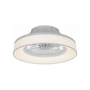 Qazqa Ventilateur de plafond blanc avec LED avec télécommande - Emily