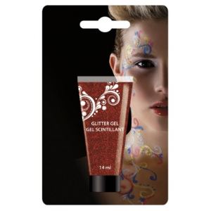 Image de Gel pailleté rouge