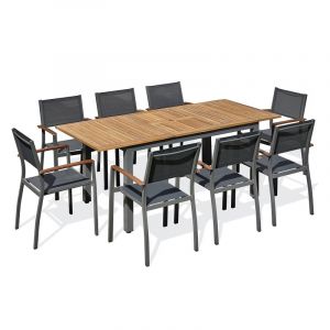 Remarquable Ensemble repas de jardin 8 places - Acacia