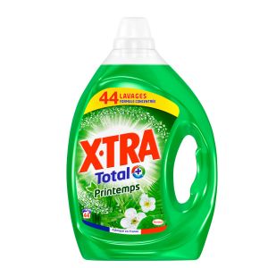 X.Tra Total+ Marseille et Aloe Vera - Lessive Liquide - 3L - 60 lavages -  Comparer avec