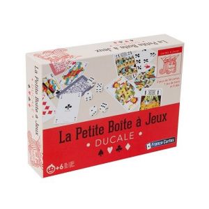 SANS La petite boîte à jeux ducale (2 jeux de 54 cartes, 1 jeu de tarot, 5 dés)