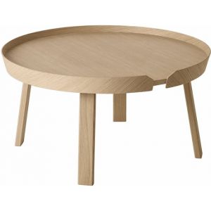Image de Muuto Table basse chêne 72 cm Around