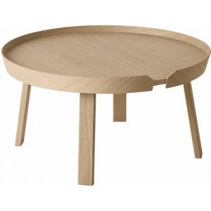 Muuto Table basse chêne 72 cm Around