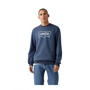 Levi's Sweat Standard bleu marine blanc - M