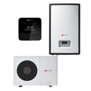 Saunier duval Pompe &agrave; chaleur Air / Eau Monobloc GeniaAir Max 5 Mono + Module hydraulique + MiPro Sense