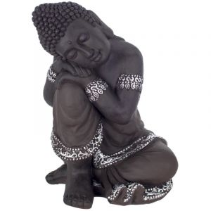 Statue By SIGRIS Bouddha Oriental 023661 Brun